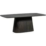 WOOOD Tmavě hnědý jídelní stůl Hela 200 x 105 cm