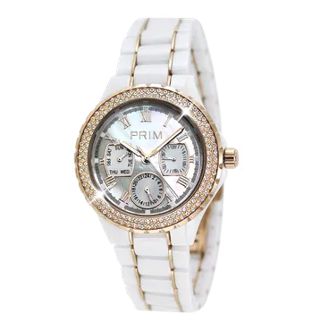 Hodinky PRIM Ceramic Pearl W02P.10697.C