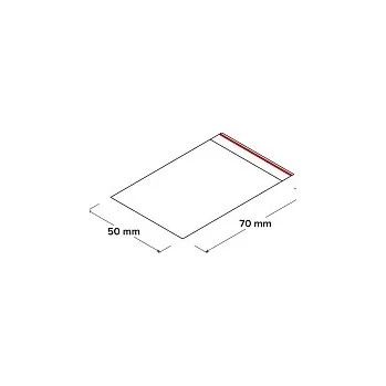 Obalový materiál Uzavíratelný ZIP sáček 50x70mm, 100 ks
