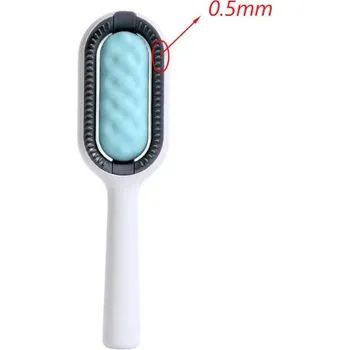 Kartáč pro zvířata Oboustranný kartáč na zvířecí srst Druh: 1st Green Short