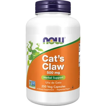 Přírodní produkt NOW Cat's Claw (Řemdihák plstnatý), 500 mg, 250 rostlinných kapslí