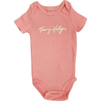 Dětská móda Tommy Hilfiger bodýčko pro holčičku Tracy s barevným logem 18 m