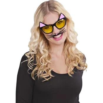 Kočičí brýle s ušima a fousky