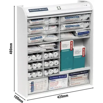 Lednice G.Gastro Skříňka první pomoci Rollmed® - s náplní DIN 13 157 rozšířená