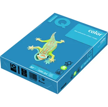 Barevný papír IQ COLOR intenzivní A4 160 g 250listů Azurová AB48