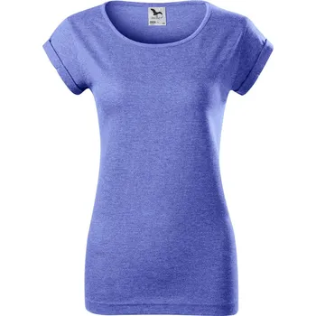 Dámské tričko Malfini Fusion Dámské triko 164 modrý melír XS