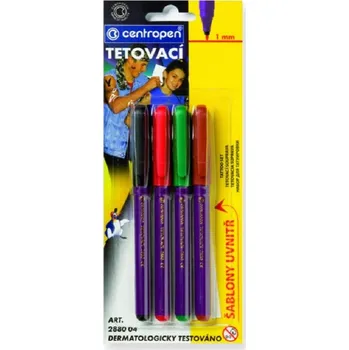 Odstranitelné tetování Tetovací souprava 2880 sada 4 ks