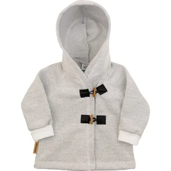 Kojenecká bunda bílý propínací kabátek