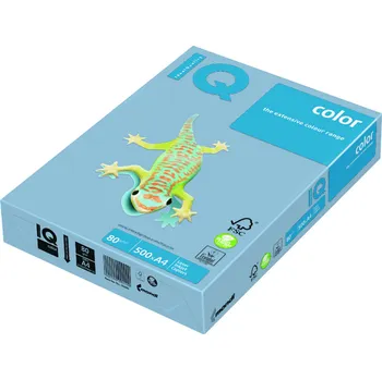 Barevný papír Barevný kancelářský papír modrá pastelová tmavá A4 160g IQ Color