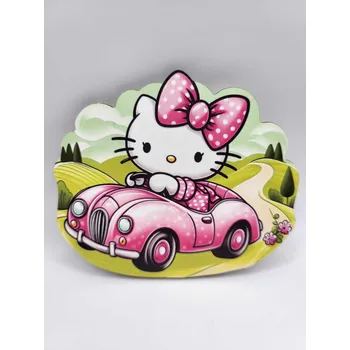 Dekorativní magnet Loranc Magnetka na dort - Hello Kitty