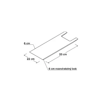 Taška HDPE 5kg - čirá, rolovaná, 200 ks