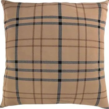 Povlak na polštářek Kvalitex Povlak na polštář bavlna KÁRO béžové 45x60cm 45x60cm