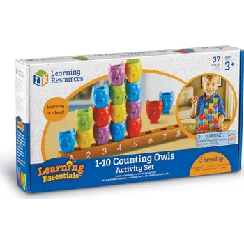Výuková hračka Learning Resources® Počítáme se sovičkami od 1 do 10 - set pro školy a školky