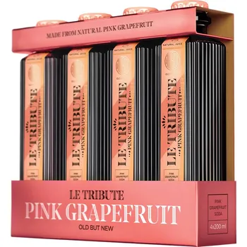 Limonáda Le Tribute Pink Grapefruit 4-pack 0,2 l
