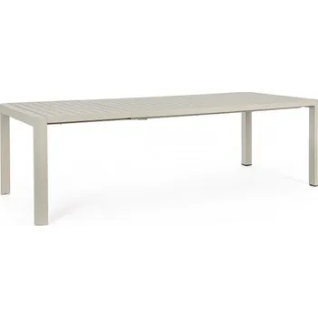 Zahradní stůl BIZZOTTO Rozkládací zahradní stůl KIPLIN 180/240x100 cm světlý