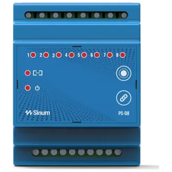 Relé TECH STEROWNIKI Bezdrátové relé na lištu DIN modré PS-08 Tech Controls