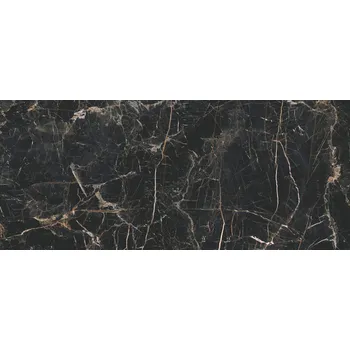 Marquina gold poler - dlaždice rektifikovaná 119,7x279,7 černá lesklá 157379