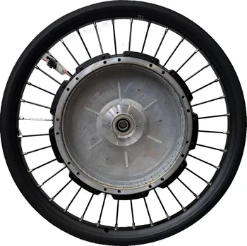 Zapletené kolo BTWIN Zadní 20" kolo Longtail bez motoru ČERNÁ