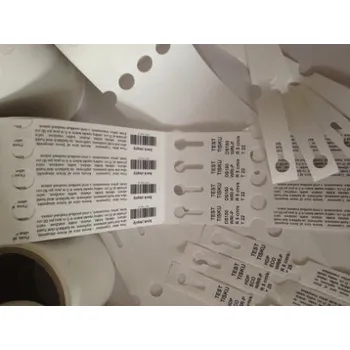 Zahradní visačky 22mm x 212mm, bílý PE, 4 řady, 1000 et/kot, cena za 1000 ks