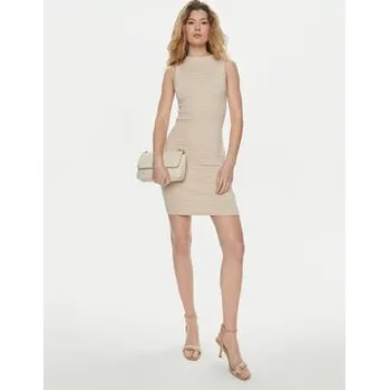 Dámské šaty Guess Každodenní šaty Denisa W4GK0Z KC790 Béžová Slim Fit XXL