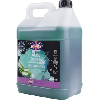 Šampon Ronney Professional Shampoo Nourishing Aloe Ceramides - Šampon s aloe a ceramidy 5000 ml