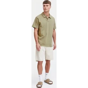 Pánské tričko Solid Polokošile 21108171 Zelená Regular Fit S