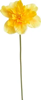 Umělá květina Umělý plnokvětý narcis 43 cm