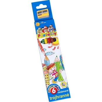 Pastelka Trojhranné pastelky 6ks