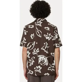 Pánské oblečení Marc O'Polo Denim Košile 463 7354 41004 Hnědá Regular Fit L