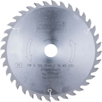 Pilový kotouč 160×2.2×20 36WZ - Shark [00614112]