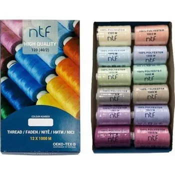 Sada nití NTF PASTEL MIX IX (Nitě)