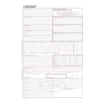 Tiskopis Mezinárodní nákladní list A4 CMR 5 listů, samopropisovací