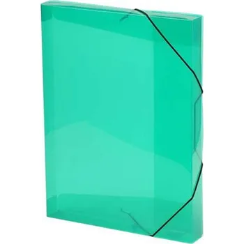 Archivační box Mapa 253 PP Lines box s gumou zelená