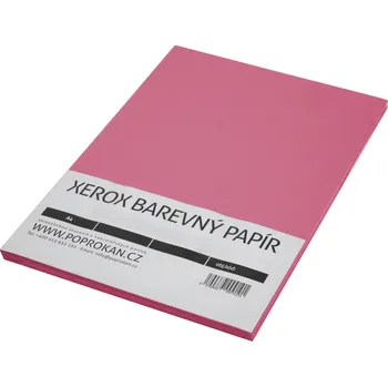 Papír pro tiskárny Barevný kancelářský papír růžová pastelová tmavá A4 160g
