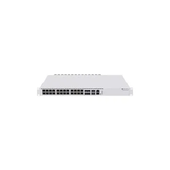 Switch MikroTik Cloud Router Switch CRS326-4C+20G+2Q+RM 650MHz, 2x 40 Gbps QSFP+, 20x 2,5 Gbps LAN, 4x Combo, L6, 2x PSU,1U