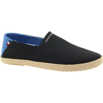 Pánské tenisky TOMMY HILFIGER Pánské černé textilní espadrilky FM0FM04981-BDS-847 Velikost 43