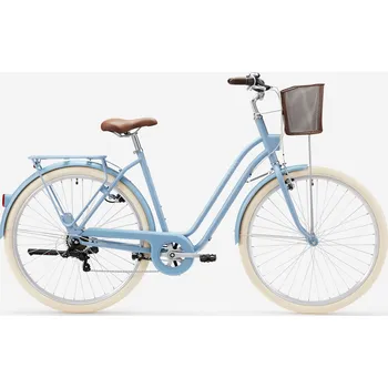 ELOPS Městské kolo se sníženým rámem Elops 520 modré S MODRÁ|ŠEDÁ 2025