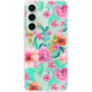 Pouzdro na mobilní telefon Odolné silikonové pouzdro iSaprio - Flower Pattern 01 - Samsung Galaxy S23 FE
