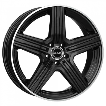 Alu kolo Alu disk MAK LEWIS 10x21, 5x112, 66.6, ET22 GLOSS BLACK MIRROR RING