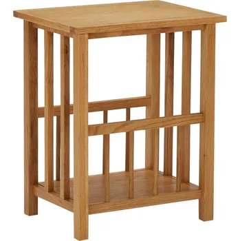Konferenční stolek vidaXL Stolek na časopisy 45 x 35 x 55 cm masivní dubové dřevo [289183]
