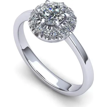 Prsten Prsten s brilianty PZB21005 Materiál: Bílé zlato 14kt, Velikost: 64