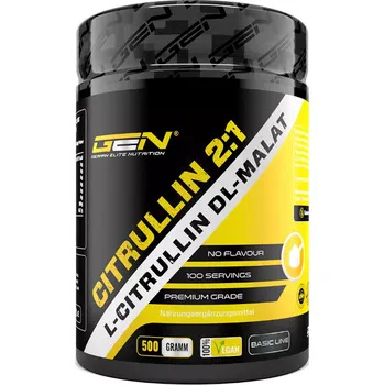Aminokyselina German Elite Nutrition GEN L-Citrulin DL-Malate 2:1, L-Citrulin v prášku 500 g
