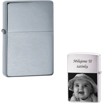 Zapalovač ZIPPO - Brushed Chrome Vintage