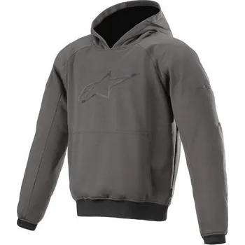 Moto bunda Bunda AGELESS HOODIE, ALPINESTARS (žíhaná šedá) 2026 L