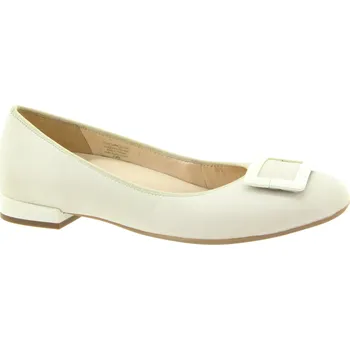Dámské baleríny ARA Dámské kožené krémové balerínky 1220603-09-245 Velikost 42