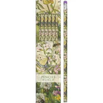 Set školních potřeb Ołówki ozdobne STPEN26 łąka - zestaw 6 sztuk