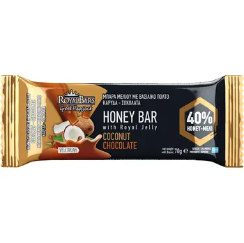 Medová tyčinka s mateří kašičkou Kokos & Čokoláda, 70 g, Meke