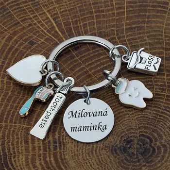 Kombinovaný přívěsek na klíče Dentista