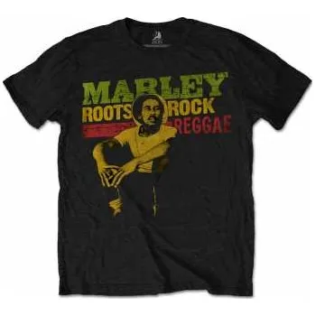 Pánské tričko Merch Bob Marley & The Wailers: Tričko Roots, Rock, Reggae L