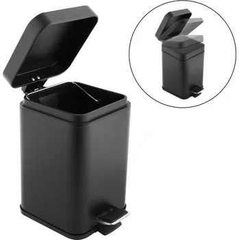 Odpadkový koš Odpadkový koš do koupelny MITA 3l - softclose - černý